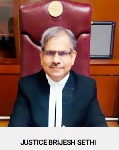 Hon'ble Mr. Justice Brijesh Sethi